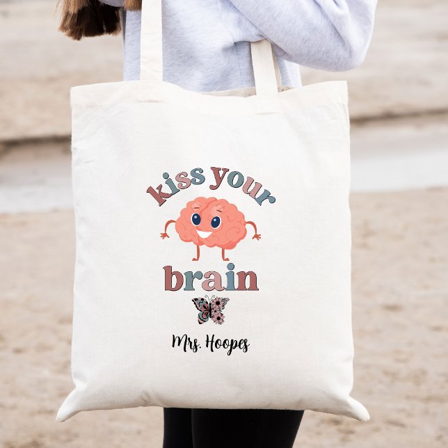 Bolsa Tote Presente personalizado de professor neurodivergent (Criador carregado)