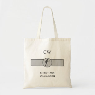 Bolsa Tote Presente personalizado de Tênis de jogador de Têni