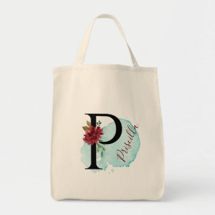 Bolsa Tote Presente personalizado do Chá de panela Burgundy F