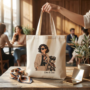 Bolsa Tote "Presente Personalizado para Mãe de Cachorro" "Don