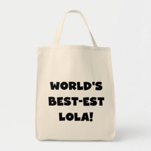 Bolsa Tote Presente preto e branco do camiseta do Melhor-est