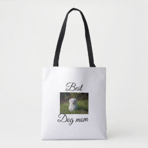 Bolsa Tote Presente simples de animal colorido com nome para