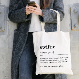 Bolsa Tote Presente Swiftie Personalizado Definição Moderno D