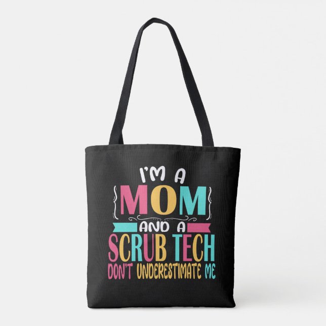 Bolsa Tote Presente Técnico Tecnológico Scrub Tech Mãe Surg (Verso)