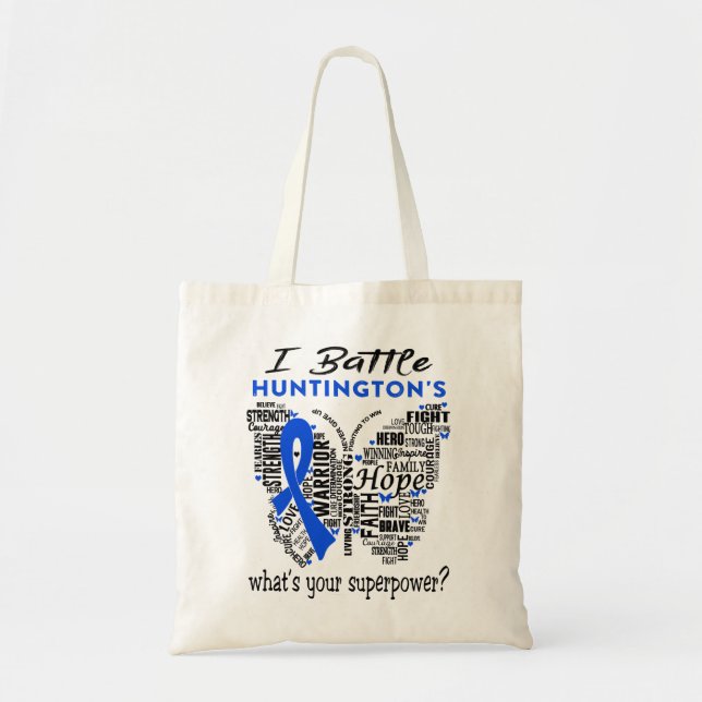 Bolsa Tote Presentes da fita do Mês de Consciência de Hunting (Frente)