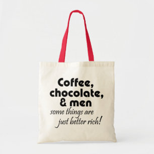 Bolsa Tote Presentes da piada do café das mulheres engraçad