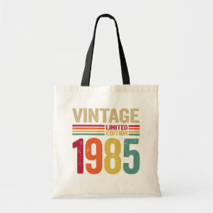 Bolsa Tote Presentes de 37 anos Vintage 1985 37º presente de