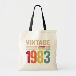 Bolsa Tote Presentes de 39 anos Vintage 1983 39º presente de