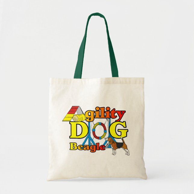 Bolsa Tote Presentes de Agilidade de Beagle (Frente)