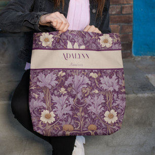 Bolsa Tote Presentes de aposentadoria botânica para mamãe Vio