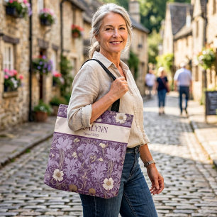Bolsa Tote Presentes de Aposentadoria de Botânica Vintage par