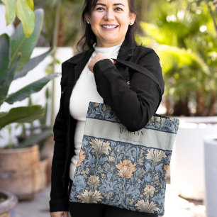 Bolsa Tote Presentes de aposentadoria de flores de retrô grac