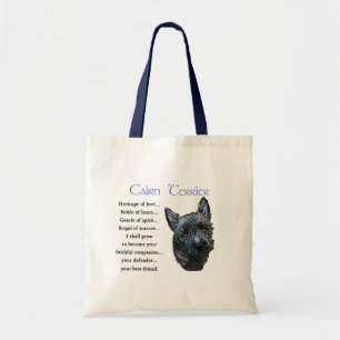 Bolsa Tote Presentes de Arte do Cairn Terrier