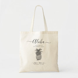 Bolsa Tote Presentes de Boas-vindas do Vintage Pineapple