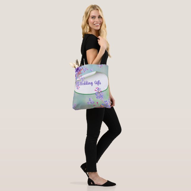 Bolsa Tote Presentes de casamento Lavanda Verde (No(a) Modelo)