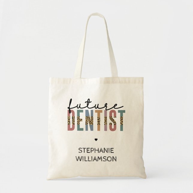 Bolsa Tote Presentes de Dentista Dentista Futuros Personaliza (Frente)