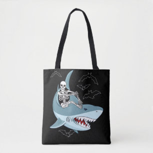 Bolsa Tote Presentes de Dia de as Bruxas engraçado de Tubar