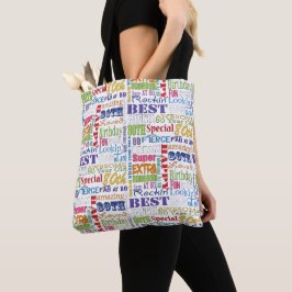 Bolsa Tote Presentes De Festa de aniversário De 80 Especial E