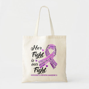 Bolsa Tote Presentes de Fita do Mês de Consciência do Linfo