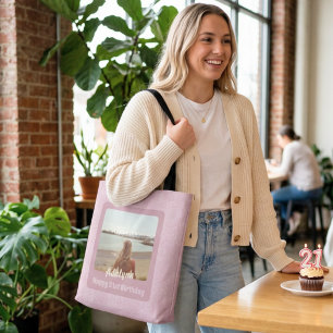 Bolsa Tote Presentes de Fotos Personalizados para Mulher de 2