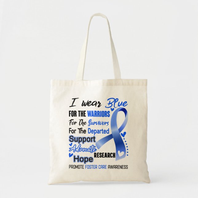 Bolsa Tote Presentes de Friso Meses de Sensibilização para o  (Frente)