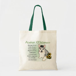 Bolsa Tote Presentes de Malamute no Alasca