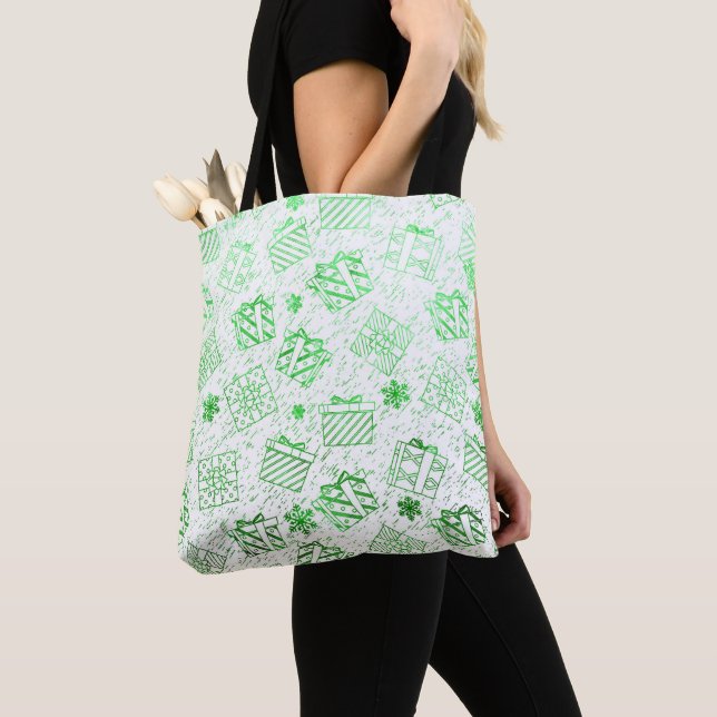 Bolsa Tote Presentes de Natal 7 (Close Up)