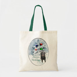 Bolsa Tote Presentes de Natal de Manchester Terrier
