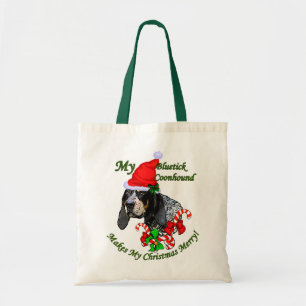 Bolsa Tote Presentes de Natal do Bluetick Coonhound