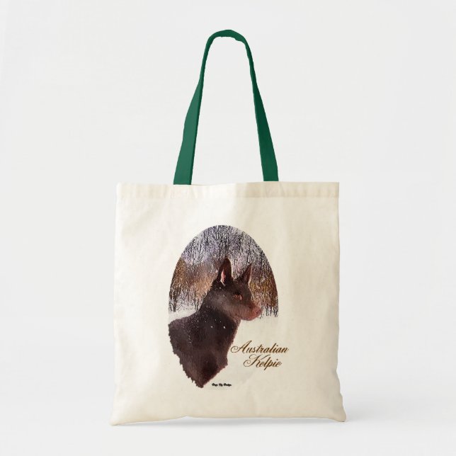 Bolsa Tote Presentes de Natal em Kelpie australianos (Frente)