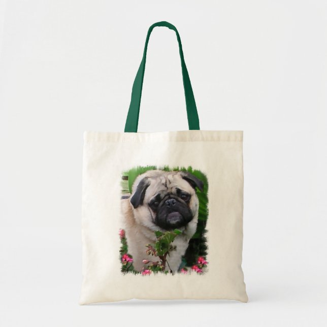 Bolsa Tote Presentes de Pug Lovers (Frente)