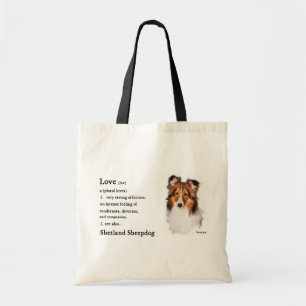 Bolsa Tote Presentes de Sheltie do Sheepdog de Shetland