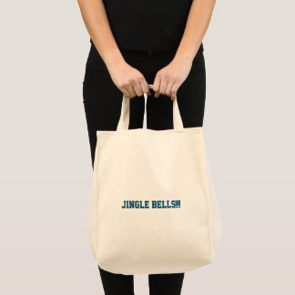 Bolsa Tote Presentes de supermercado com nome de texto Jingle