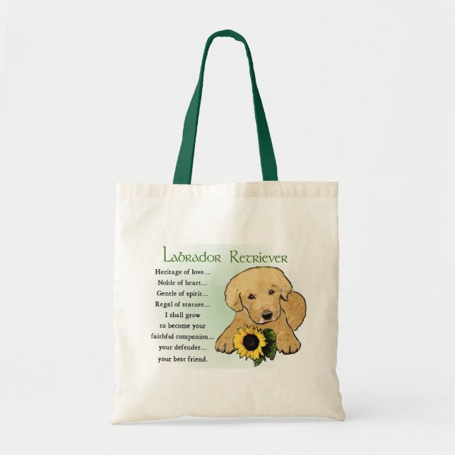 Bolsa Tote Presentes do Labrador Retriever (Frente)