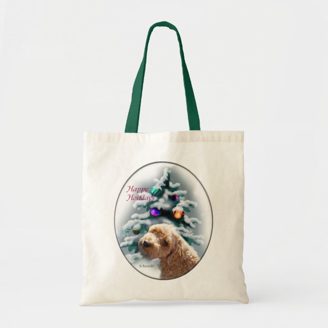 Bolsa Tote Presentes do Natal de Schnoodle (Frente)