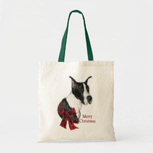 Bolsa Tote Presentes do Natal do envoltório de great dane