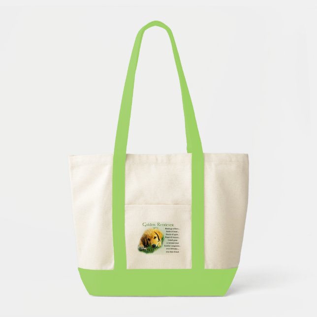 Bolsa Tote Presentes do ouro Retriever (Frente)