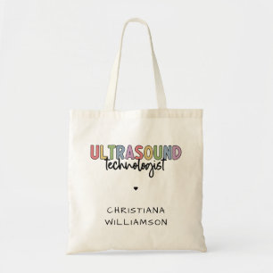 Bolsa Tote Presentes do Tecnologia Ultrasom de Nome Personali