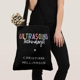 Bolsa Tote Presentes do Tecnologia Ultrasom de Nome Personali