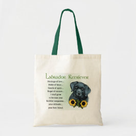 Bolsa Tote Presentes do varejista preto Labrador