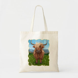 Bolsa Tote Presentes e acessórios para vacas do Highland