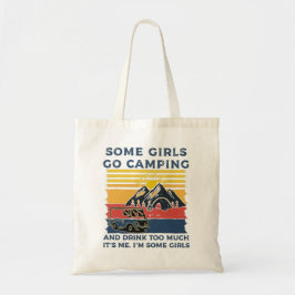 Bolsa Tote Presentes Engraçados Da Menina De Acampamento