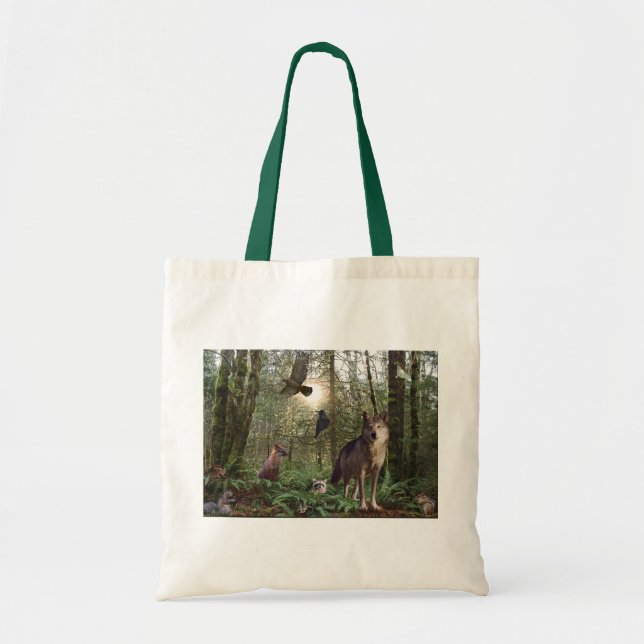 Bolsa Tote Presentes para animais florestais (Frente)