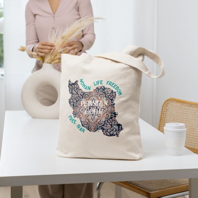 Bolsa Tote Presentes Persianos Personalizados para Colegas Li (Custom Persian Bulk Gifts for Coworkers Free Iran)