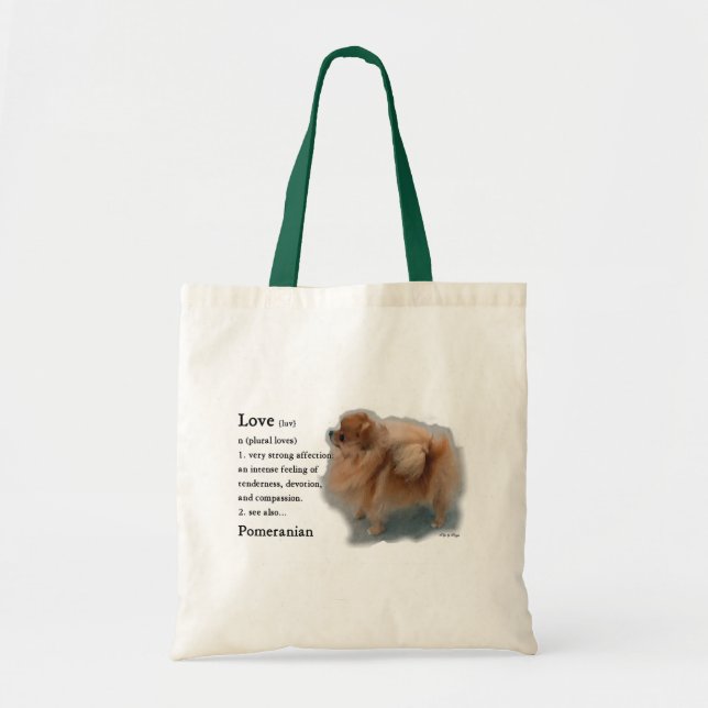 Bolsa Tote Presentes Pomeranianos (Frente)
