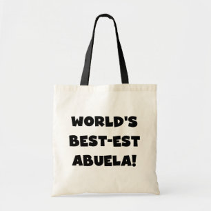 Bolsa Tote Presentes preto e branco do Melhor-est Abuela do