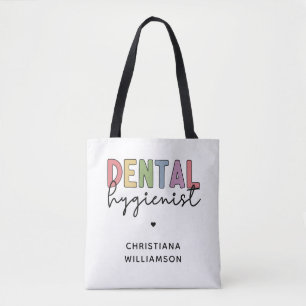 Bolsa Tote Presentes RDH de Higienista Dental de Nome Persona