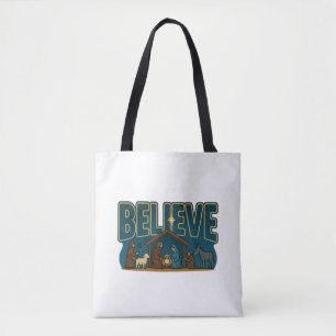 Bolsa Tote Presépio Acredite
