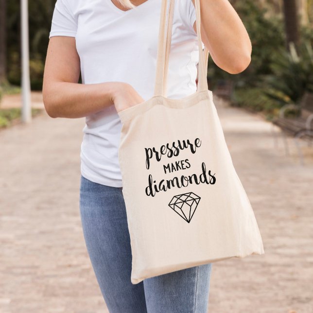 Bolsa Tote Pressão Faz Ouros - Tipografia Script (Criador carregado)