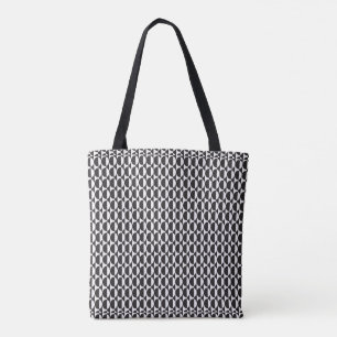 Bolsa Tote Preto do círculo